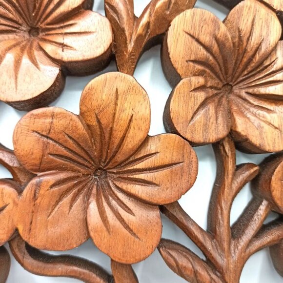 Tree of Life Frangipani Panel - 40cm - Picture 2 of 2